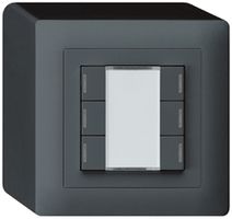 AP-Taster kallysto KNX 6×anthrazit RGB LED s/e-link