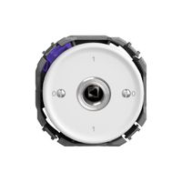 Schlüsselschalter STANDARDdue 1P Vierkant/Dreieck 20A 690V 0-1-0-1 ws