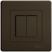 UP-Druckschalter EDIZIO.liv SNAPFIX® 1/3+3/1L br