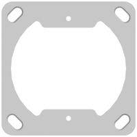Befestigungsplatte Gr.I 70×70 ABB für freenet Easy Lock R&M