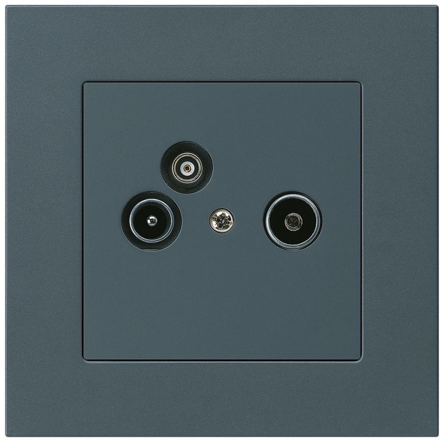 UP-Antennendose R/TV-Daten kallysto.pro 2GHz 11db anthrazit