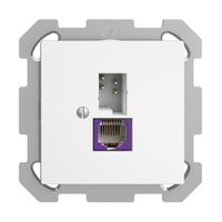 UP-Dose T+T 6P/1×RJ45 DSL-Breitband EDIZIOdue weiss