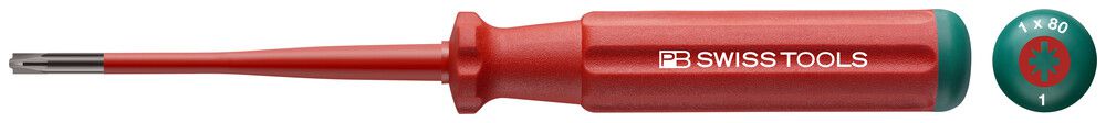 Kreuzschraubenzieher PB PZ Gr.1×80mm VDE 1000VAC/1500VDC