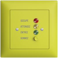 UP-Türstation für Rufleuchte franz. EDIZIOdue lemon
