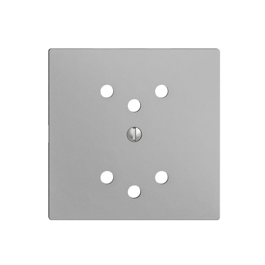 Frontplatte EDIZIOdue 2×T12 silver