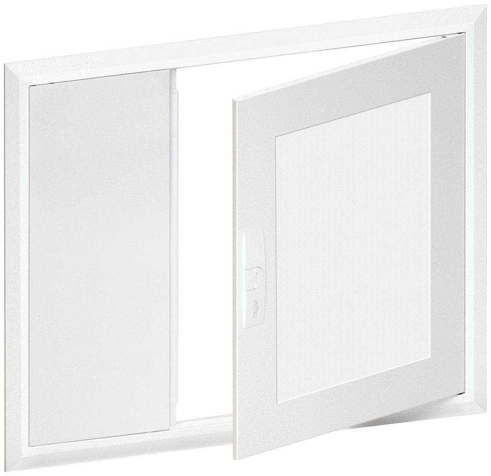 Cornice con porta Hager univers 853×703×13mm IP30 bianco puro per FW43U