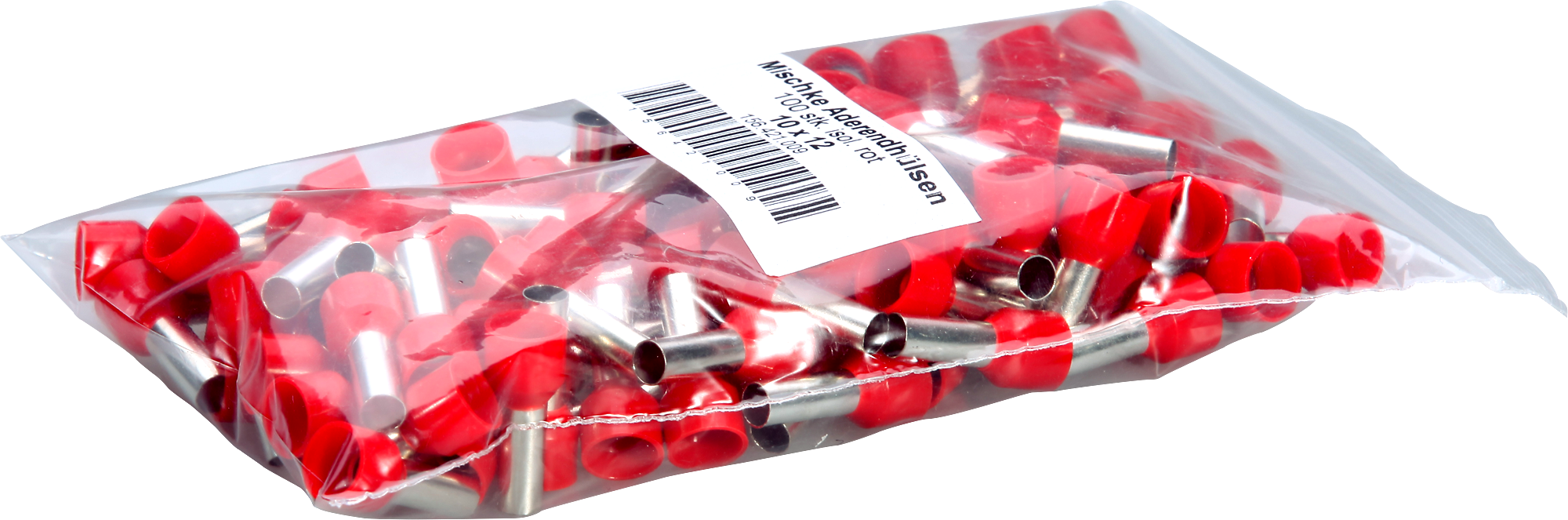 Aderendhülse Ferratec DIN isoliert 10mm²/12mm rot