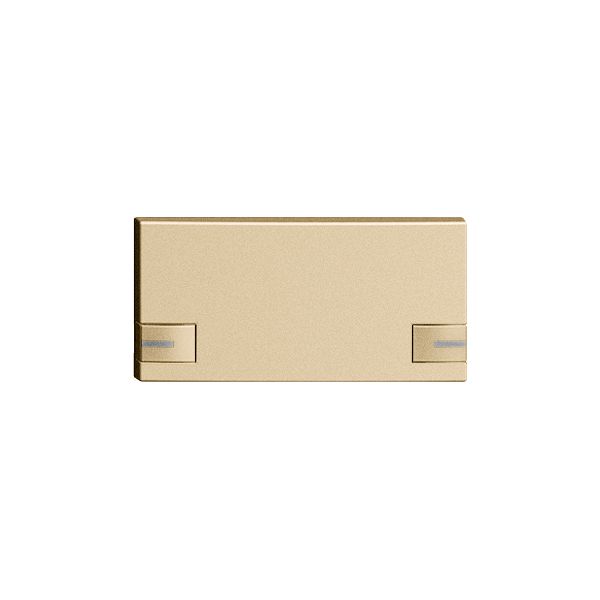 Touche 1/2 KNX/électron.a.LED EDIZIOdue 2× commande simple, sand