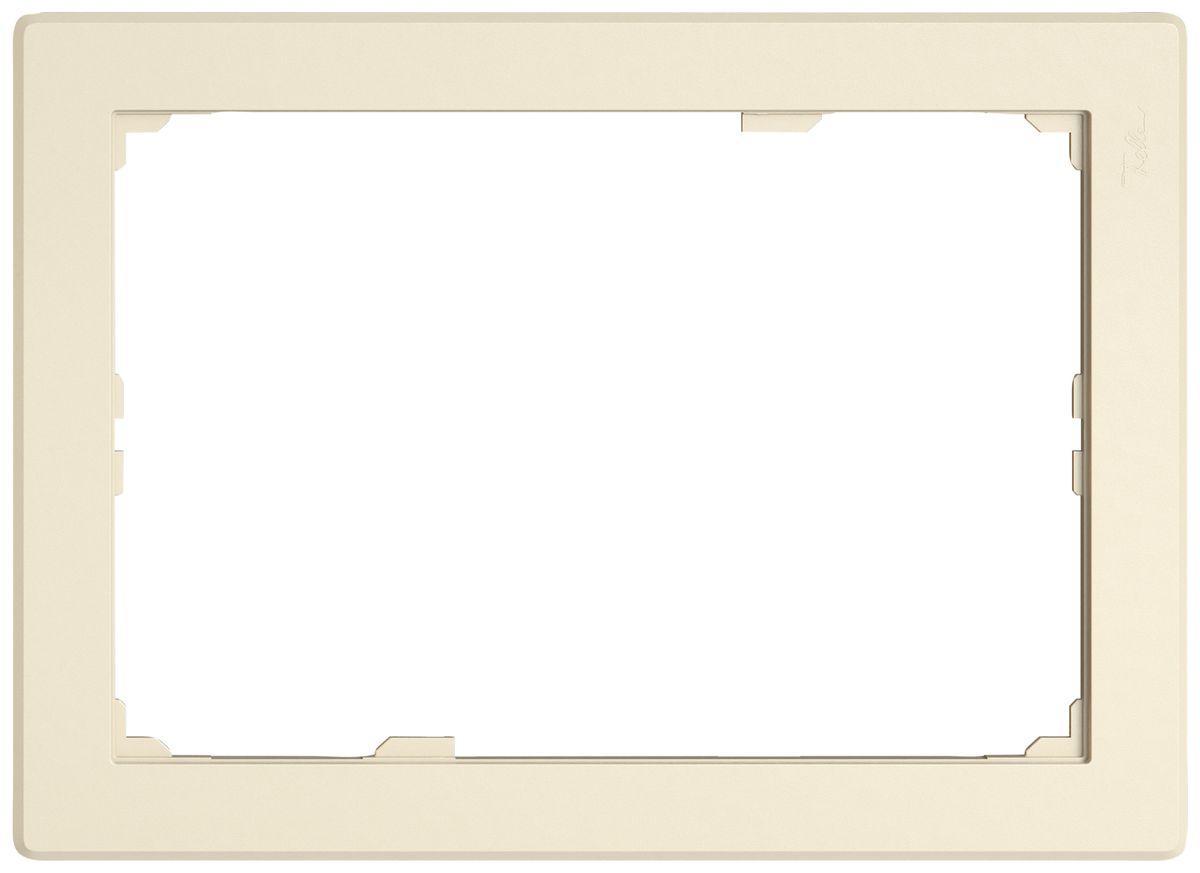 Abdeckrahmen EDIZIO.liv 2×3 208×148mm crema