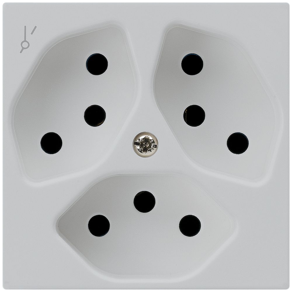 Presa INC kallysto 3×T13/1S grigio chiaro