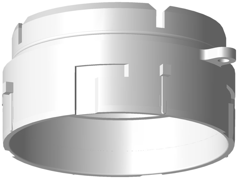 Montageadapter MT zu Crallo-Star, grau, Ø64×30mm