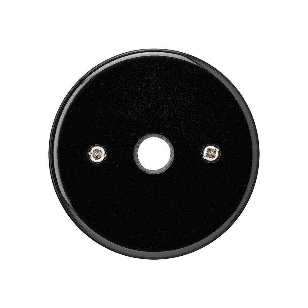 Insert pour boîte de raccordement ENC basico noir Ø9mm sans bornier