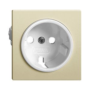 Placca frontale EDIZIOdue Schuko sand