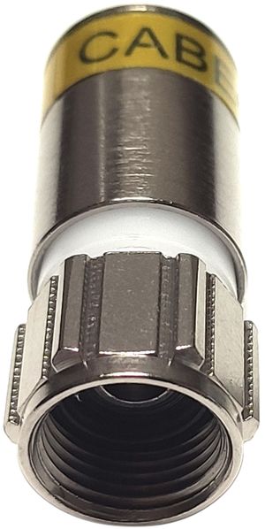 F-Kompressionsstecker F-6-TD 4.9, für HVA-Kabel Cablecom T6T77