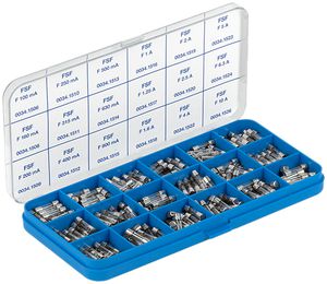 Sicherungssortiment träge, kleines Ausschaltvermögen (L)