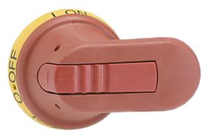 Pistolengriff ABB für OT160-250 rot/gelb IP65, Welle 65mm abschliessbar