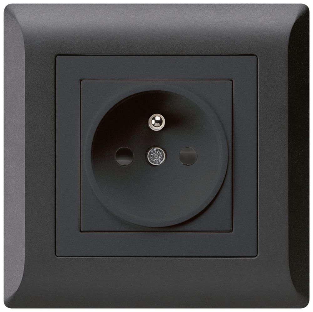 Prise ENC kallysto.line 2P+T noir