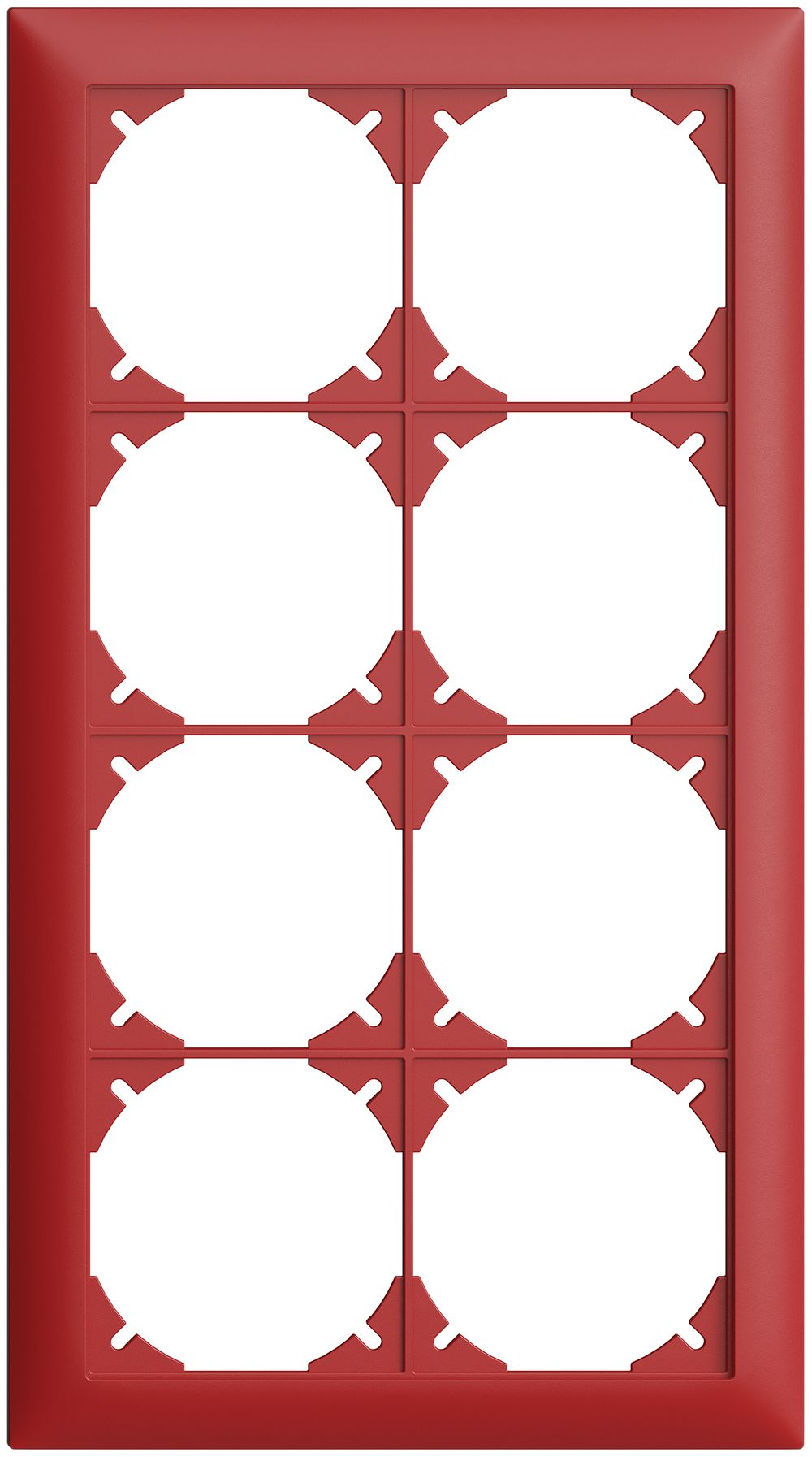 Cadre de recouvrement EDIZIOdue 4×2 berry