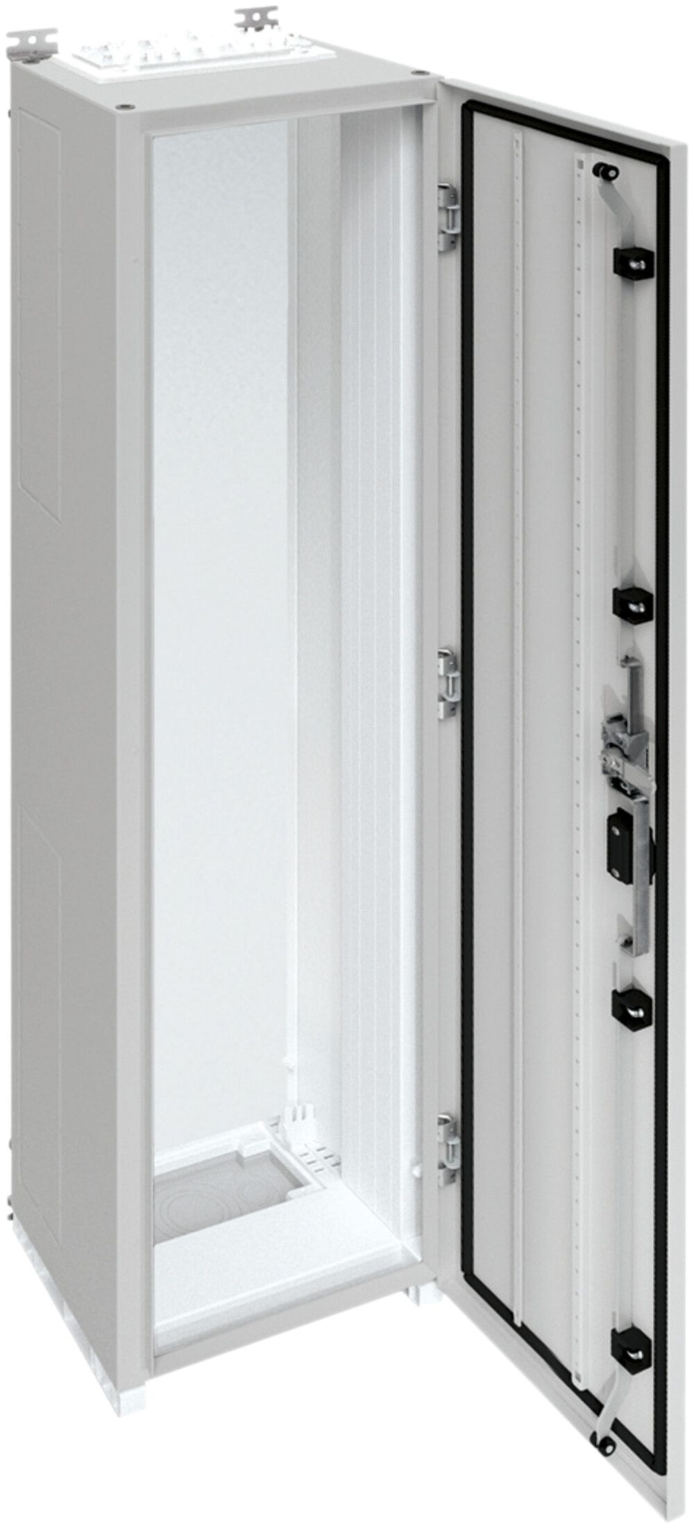 Wandschrank Hager univers mit Volltür SK II IP55 1400×300×275mm RAL 7035
