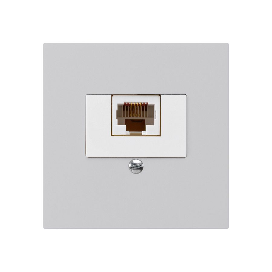 Einsatz zu Anschlussdose kallysto 1×RJ45u hellgrau