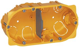 Hohlwanddose BATIBOX 4/5 mod. T=40mm gelb