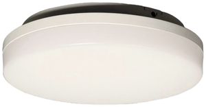 Plafoniera LED Z-Licht HF FlachLED 24W 2050lm 4000K IK8 Ø330mm IP65 bianco
