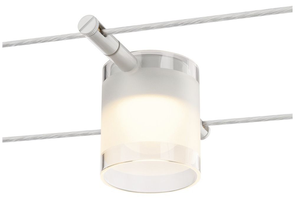 Luminaire LED SLV COMET p.système câble TENSEO 12V 6.3W 410lm 2700K 120° blanc