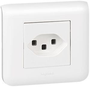 UP-Steckdose Euroline Mosaic Typ 23 Best-Price-Pack 10 für 8, weiss