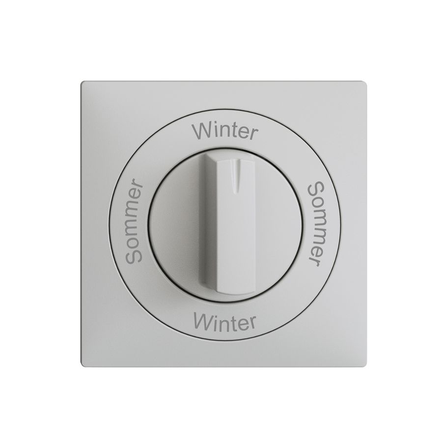 Frontset Sommer-Winter-Sommer-Winter EDIZIOdue 60×60mm hellgrau