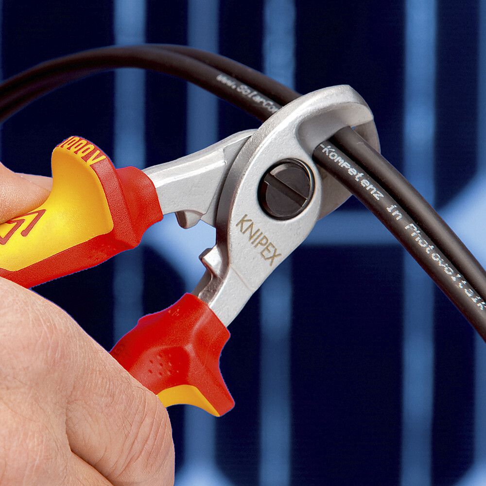Cesoia per cavi KNIPEX per Ø15mm max VDE 165mm