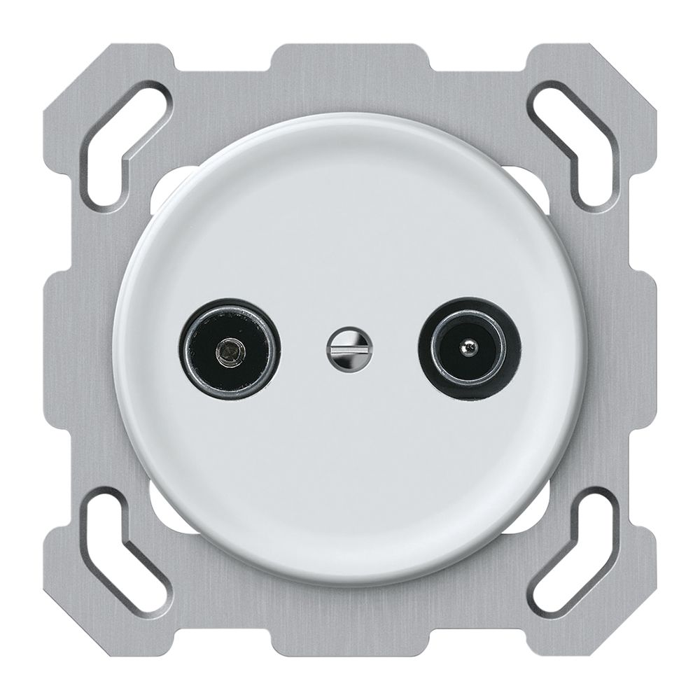 UP-Antennendose TV-R origin Durchgangsdose 18.5dB 1.7dB weiss