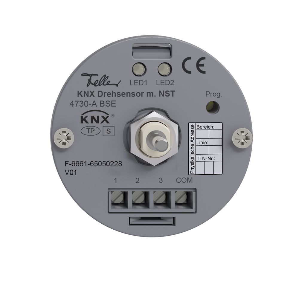 Drehsensor FH KNX BSE, 21…30VDC, SELV, Stromaufnahme max. 12.5mA