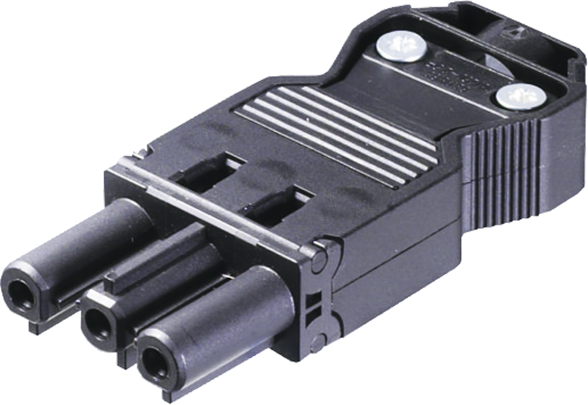 Buchsenteil Wieland 3L schwarz