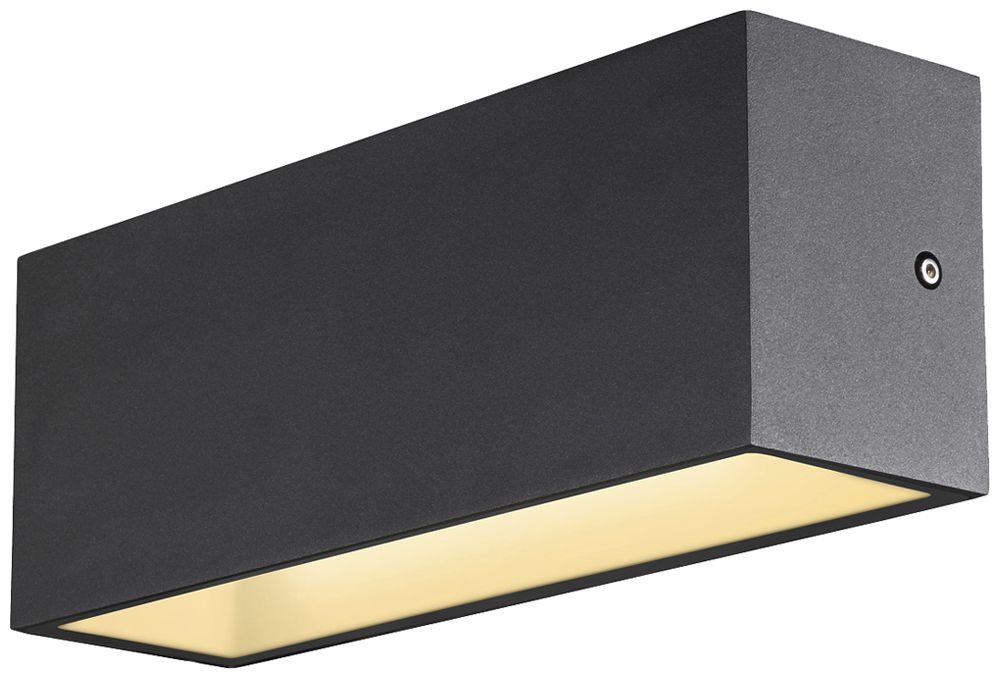 LED-Wandleuchte SLV SITRA L UP/DOWN 24W 2700lm 3000/4000K 105° IP65 anthrazit