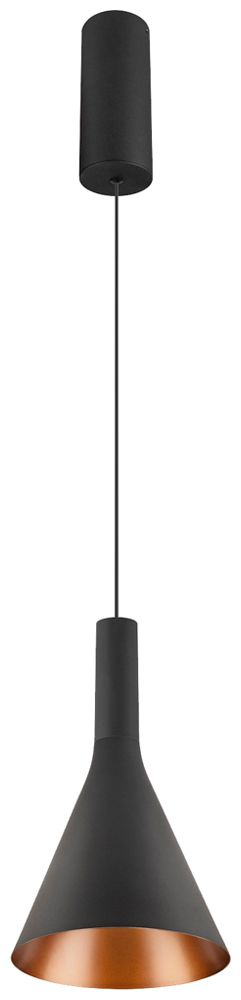 LED-Pendelleuchte SLV LALU CONE 10W 550lm 2700…3000K DIM Ø152×270mm schwarz