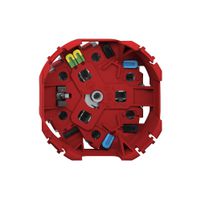 Steckdose Feller SNAPFIX® 3×T13 mit LED rot