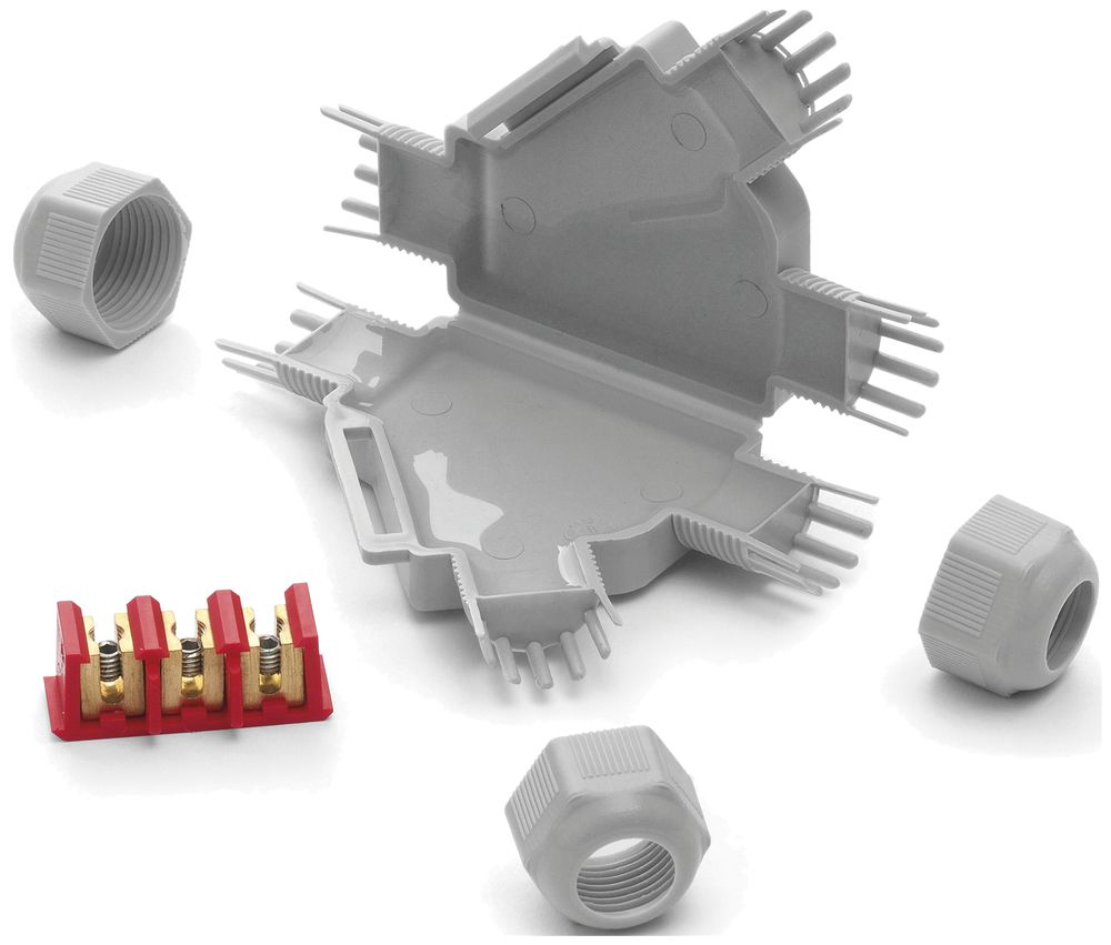 Verbindungsmuffe Raytech FRED-Y mit Gel Verbinder Kabel Ø8…13mm IP68 grau