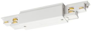 Längsverbinder/Einspeiser SLV für AP-Stromschiene S-TRACK DALI 3-phasig weiss