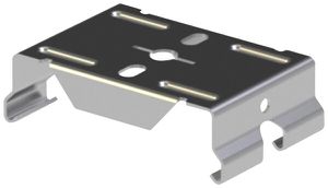 Halter DOTLUX, 36×57×15mm, aus Stahl, für Decken-/Wandmontage LINEAselect