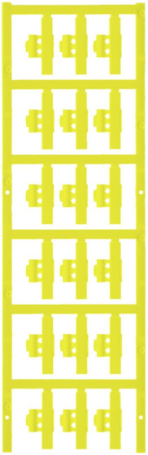 Marqueur de conducteur Weidmüller MultiCard SFC p.Ø1.5…2.5mm 30×5.8mm PA66 jaune