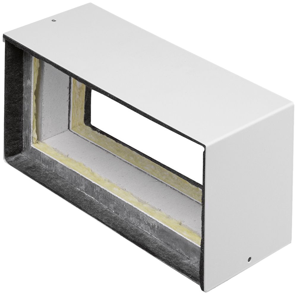 Anpassstück tehalit FWK 3E 100×260mm, verkehrsweiss