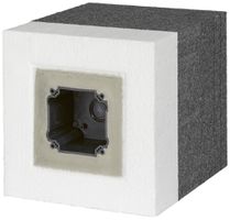 Support d'appareil avec boîte d'encastrement grd.1/E, 100…140mm