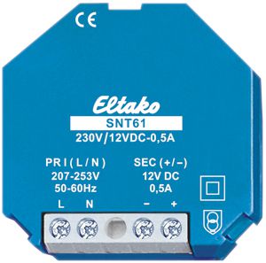 EB-Schaltnetzteil SNT61 6W 0.5A 230VAC/12VDC