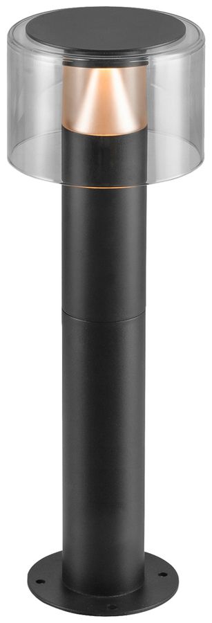 LED-Pollerleuchte SLV TAHA 10W 450lm 2200…2700K IP65 Ø150×482mm schwarz