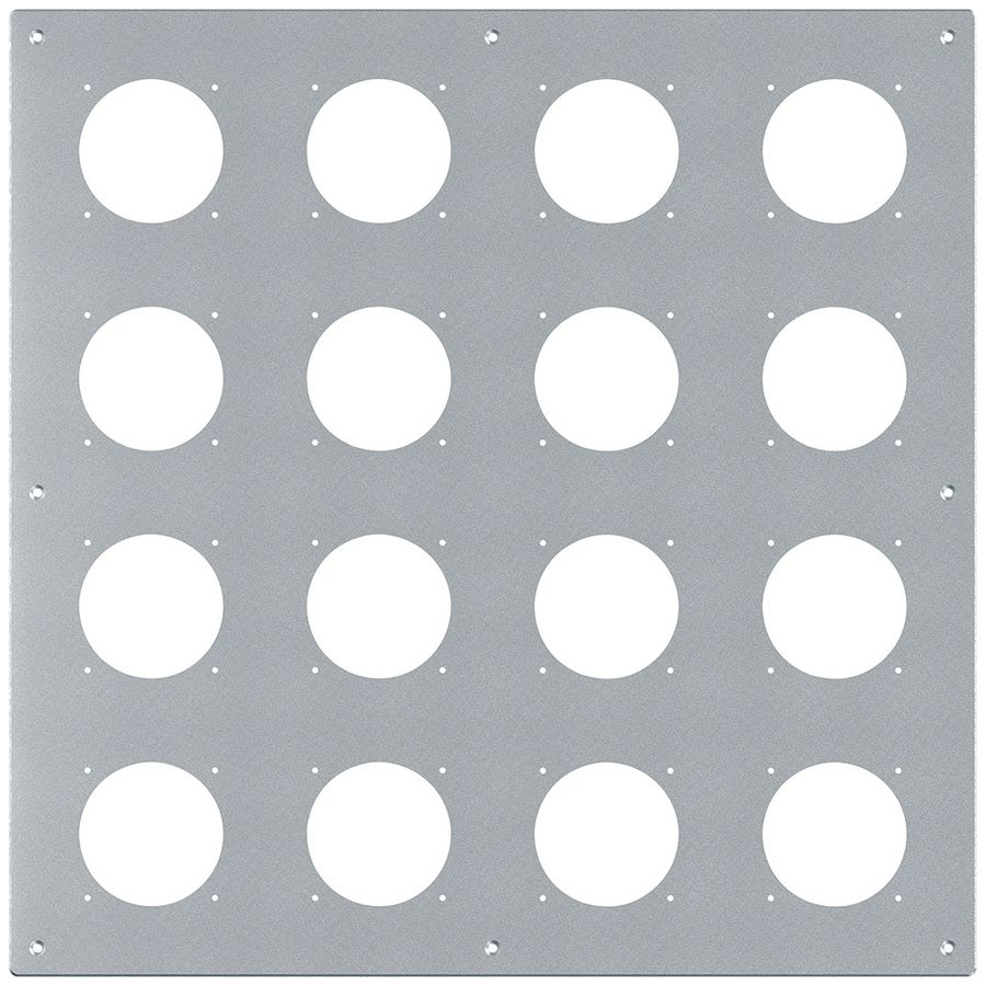 UP-Montageplatte robusto 4×4 Aluminium, natur