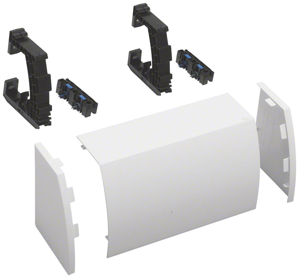 Rangierkanal Hager, 1-feldrig, 300×176×135mm halogenfrei