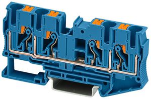 Reihenklemme 0.5…6mm² blau Push-in-An.PT 6-QUATTRO BU