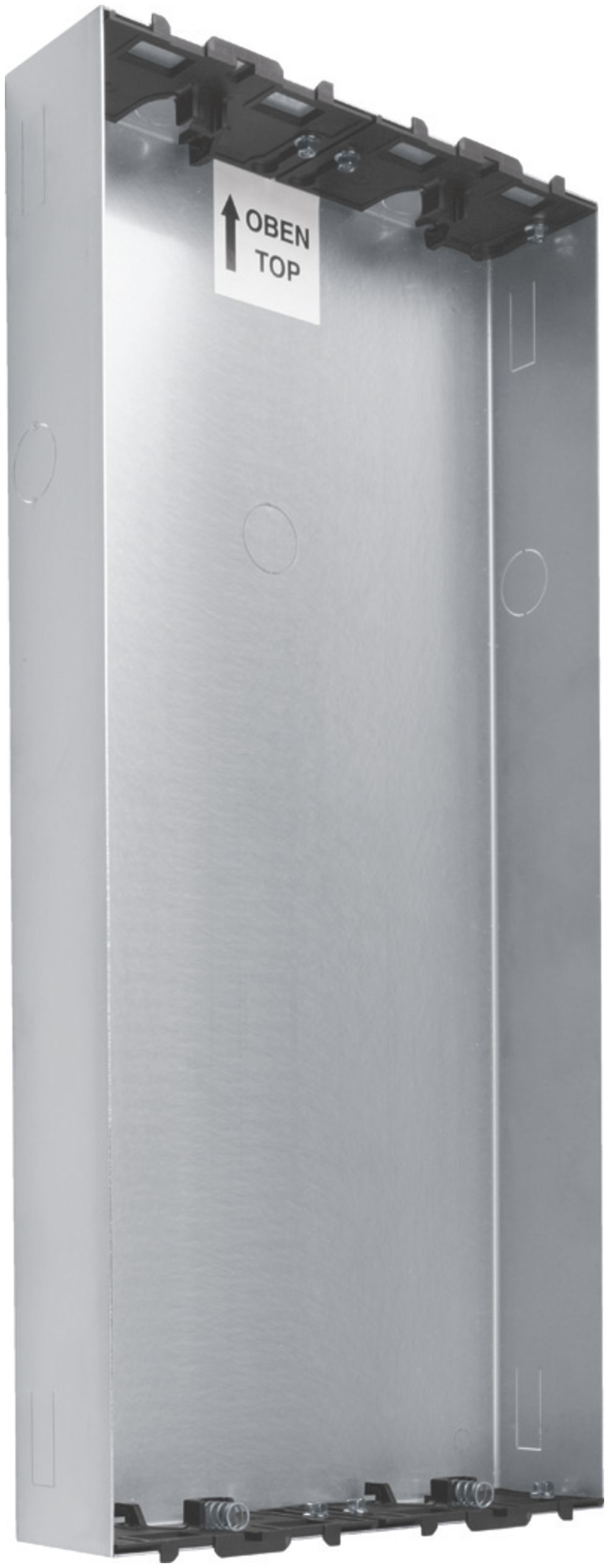 Boîtier ENC pour interphone Hager elcom.one 398×184×47mm acier fin