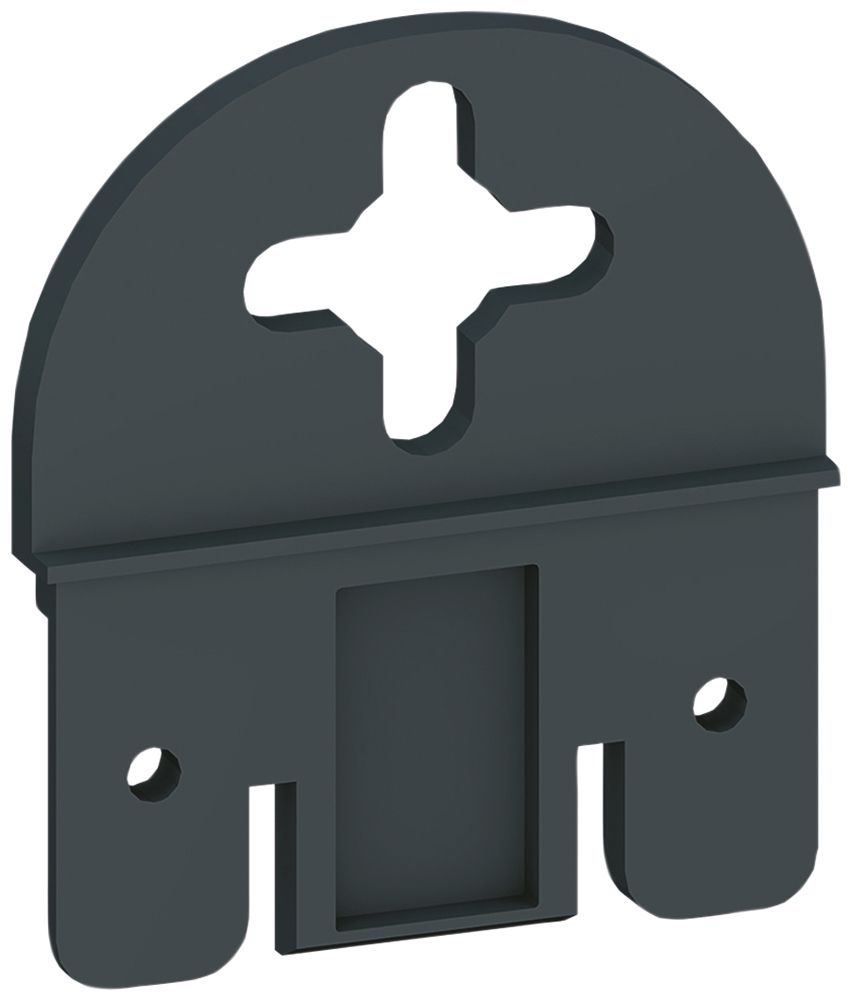 Alette di montaggio Consolidation Point Hager croce nero