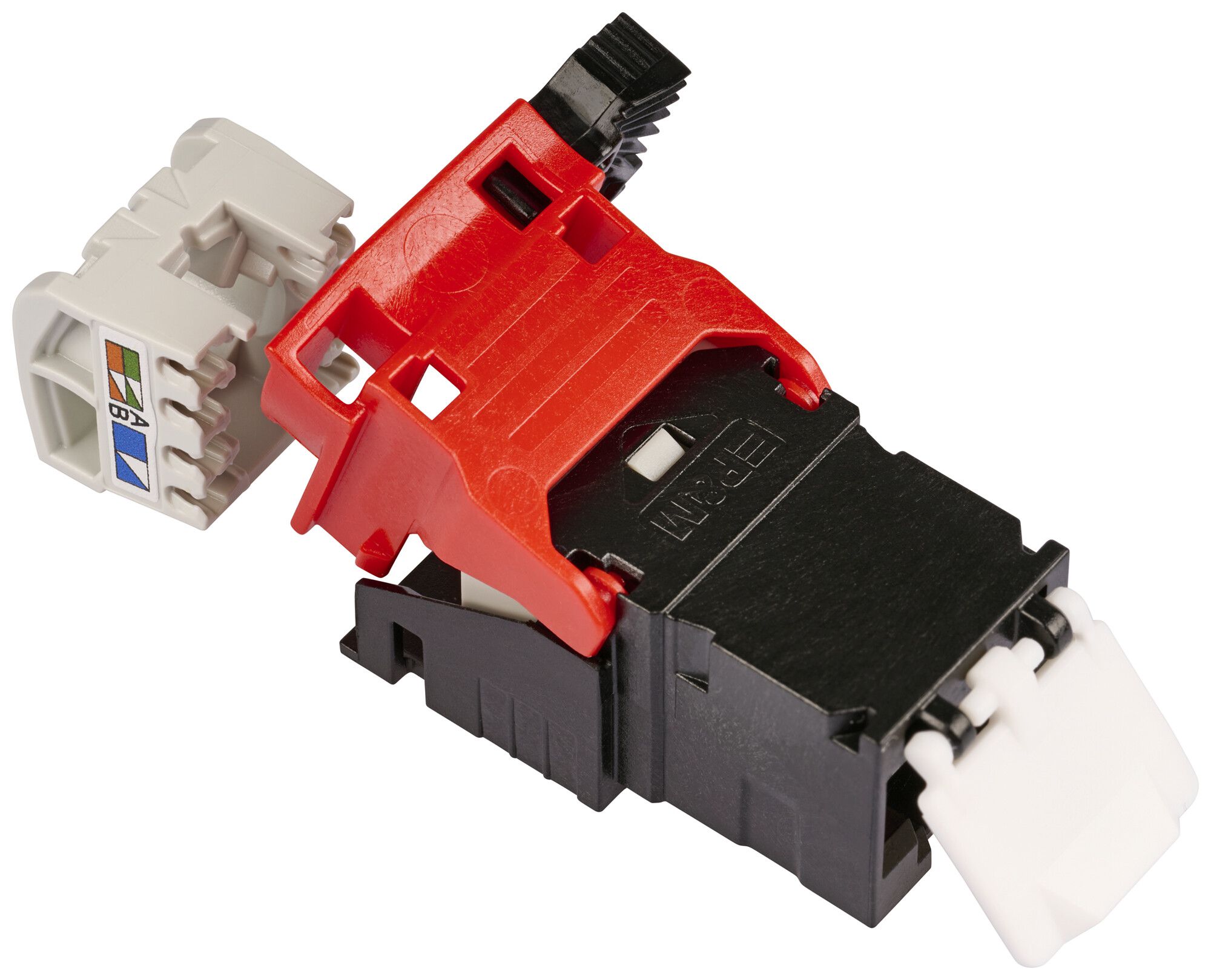 Anschlussmodul R&Mfreenet EL4.0 RJ45/u Kat.6A IDC AWG22…26 rot